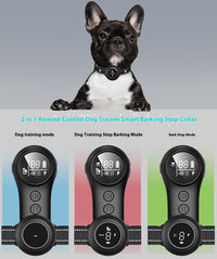 HKM-8419901 3-in-1 Dog Trainer and Bark Control Device with Multiple Training Modes