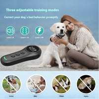 HKM-8419901 3-in-1 Dog Trainer and Bark Control Device with Multiple Training Modes
