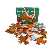 HKM-842003 Fox Themed Custom Jigsaw Puzzle for Children - Engaging Educational Board Game