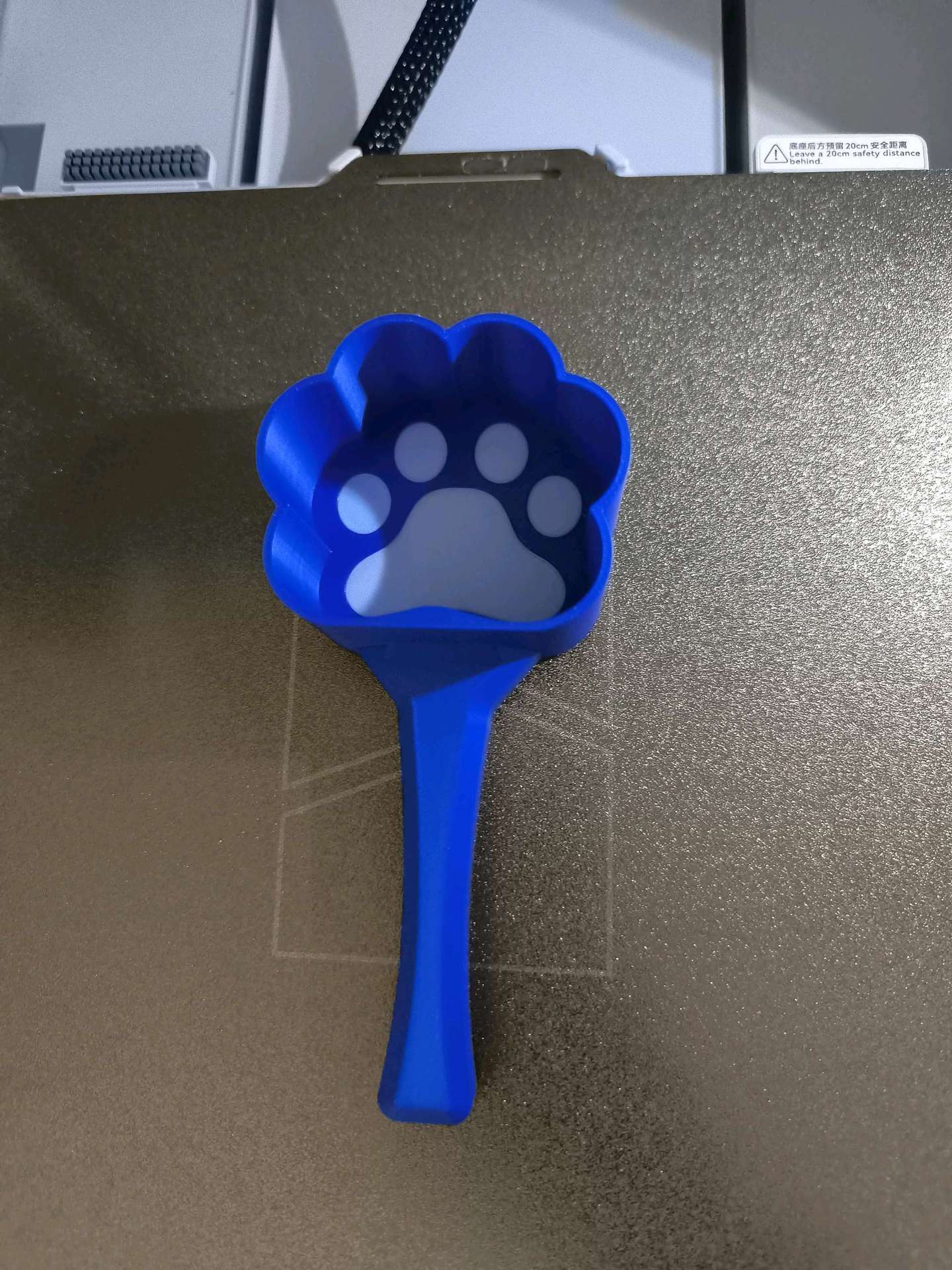 HKM-8420413 Cute Cat Paw Design Pet Food Scoop in Multi-Color Options