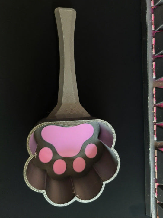 HKM-8420413 Cute Cat Paw Design Pet Food Scoop in Multi-Color Options