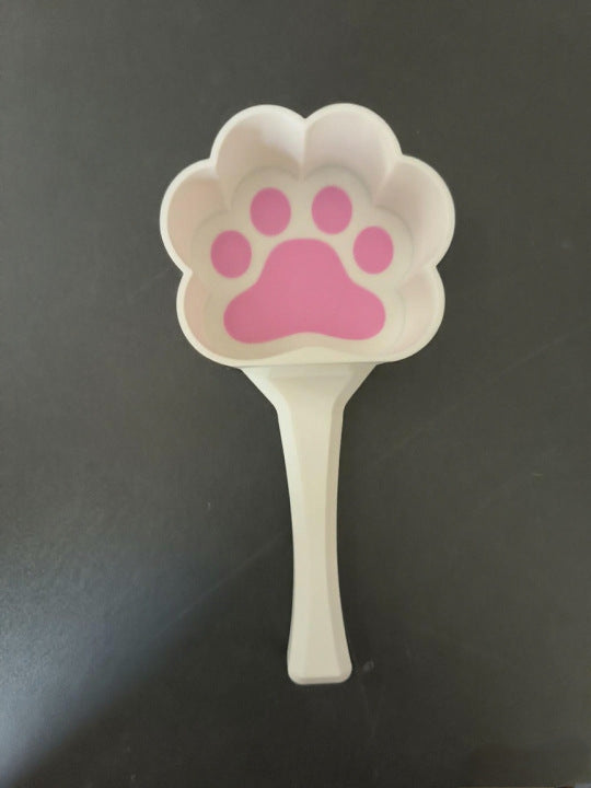 HKM-8420413 Cute Cat Paw Design Pet Food Scoop in Multi-Color Options