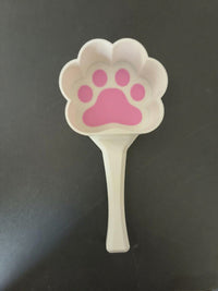 HKM-8420413 Cute Cat Paw Design Pet Food Scoop in Multi-Color Options