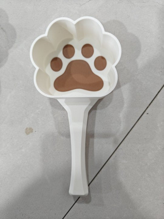 HKM-8420413 Cute Cat Paw Design Pet Food Scoop in Multi-Color Options