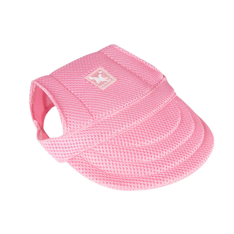 HKM-8420797 Fashionable Dog Baseball Hat for Small to Medium Pets - Casual Sun Protection Accessory