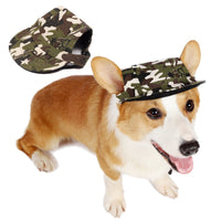 HKM-8420797 Fashionable Dog Baseball Hat for Small to Medium Pets - Casual Sun Protection Accessory