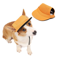 HKM-8420797 Fashionable Dog Baseball Hat for Small to Medium Pets - Casual Sun Protection Accessory