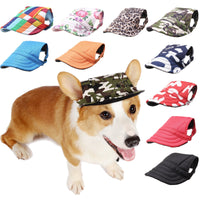 HKM-8420797 Fashionable Dog Baseball Hat for Small to Medium Pets - Casual Sun Protection Accessory