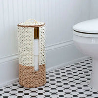 HKM-842131 3-Piece Water Hyacinth Bathroom Set for Functional Decor