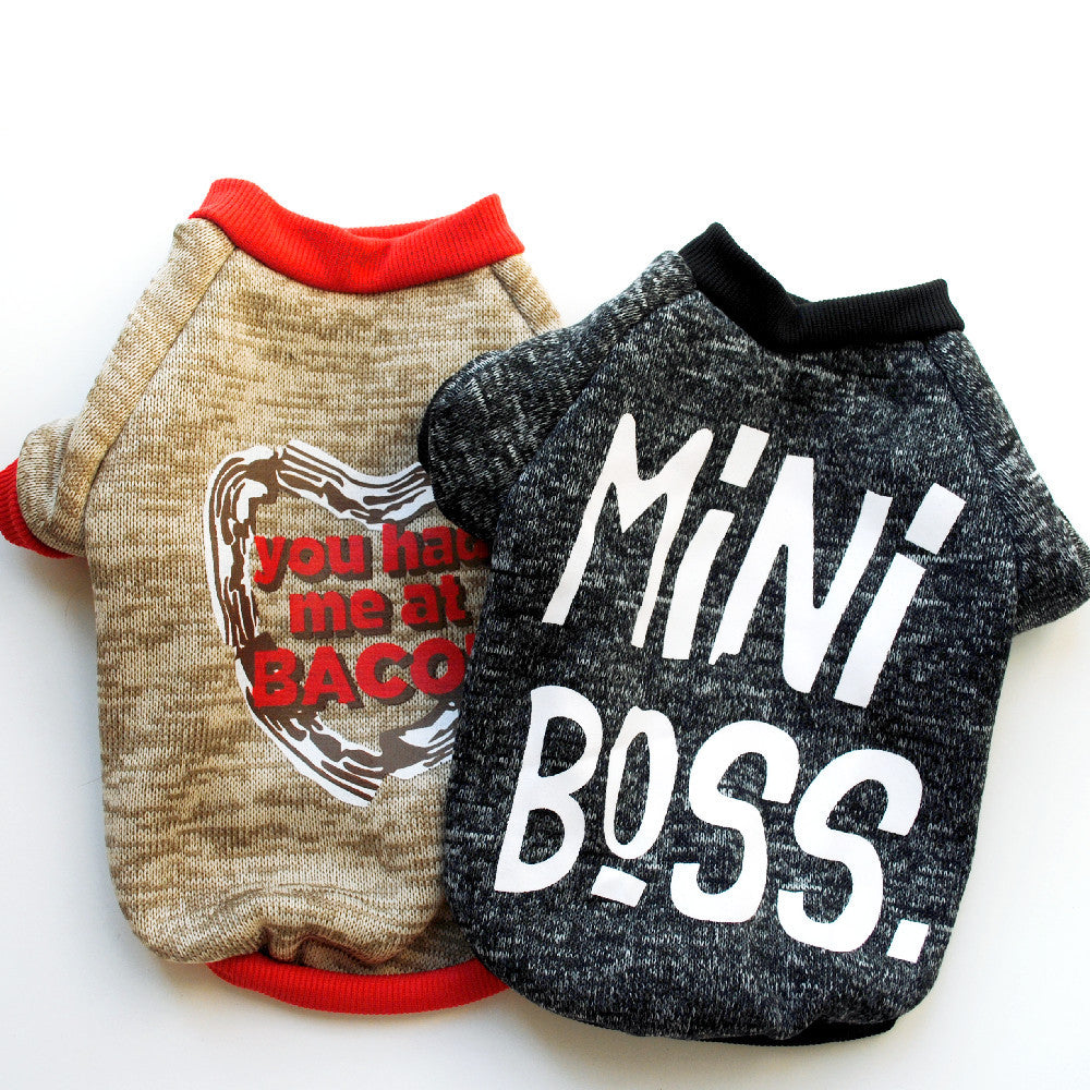 HKM-8421693 Fleece Sweater for Dogs - Soft, Comfortable, Warm Autumn & Winter Clothing for Pets