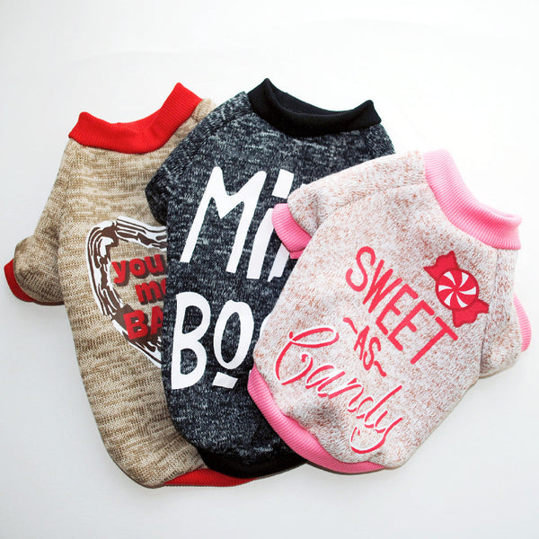 HKM-8421693 Fleece Sweater for Dogs - Soft, Comfortable, Warm Autumn & Winter Clothing for Pets