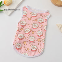 HKM-8422205 Cute Cartoon Puppy Vest Clothes for Pets - Various Designs Available in S, M, L, XL