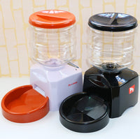 HKM-8422589 Automated 5.5L Pet Feeder with Voice Recording, LCD Display, and Programmable Meal Settings for Dogs and Cats