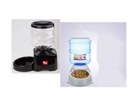 HKM-8422589 Automated 5.5L Pet Feeder with Voice Recording, LCD Display, and Programmable Meal Settings for Dogs and Cats