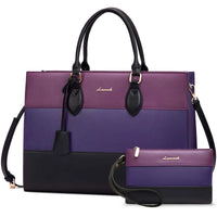 HKM-842259 Customizable 15.6-17 Inch Laptop Shoulder Tote Bag for Women - Professional Office Briefcase Handbag
