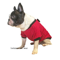 HKM-8422973 Knitted Hoodie Sweater for Small and Medium Dogs - Available in Red and Yellow