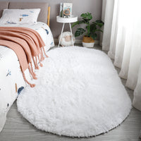 HKM-8423229 Tie-Dye Oval Carpet for Living Room and Bedroom - Various Colors and Patterns in Polyester Fiber