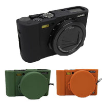 HKM-842451 Soft Silicone Camera Bag for Single Electric and Micro Single Cameras - Breathable, Shockproof, Wear-Resistant - Available in Green, Black, Brown
