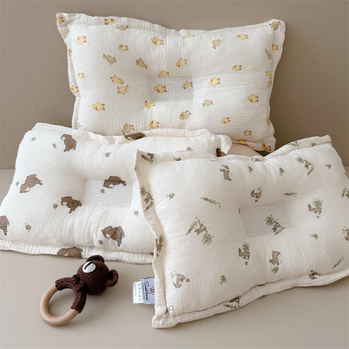 HKM-842515 Cute Cartoon Shaping Pillow for Children - Breathable Polyester Fiber, 27x45cm