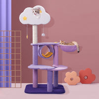 HKM-8425661 Large Cat Scratch Board Jumping Platform with Multi-Tier Options and Fun Accessories