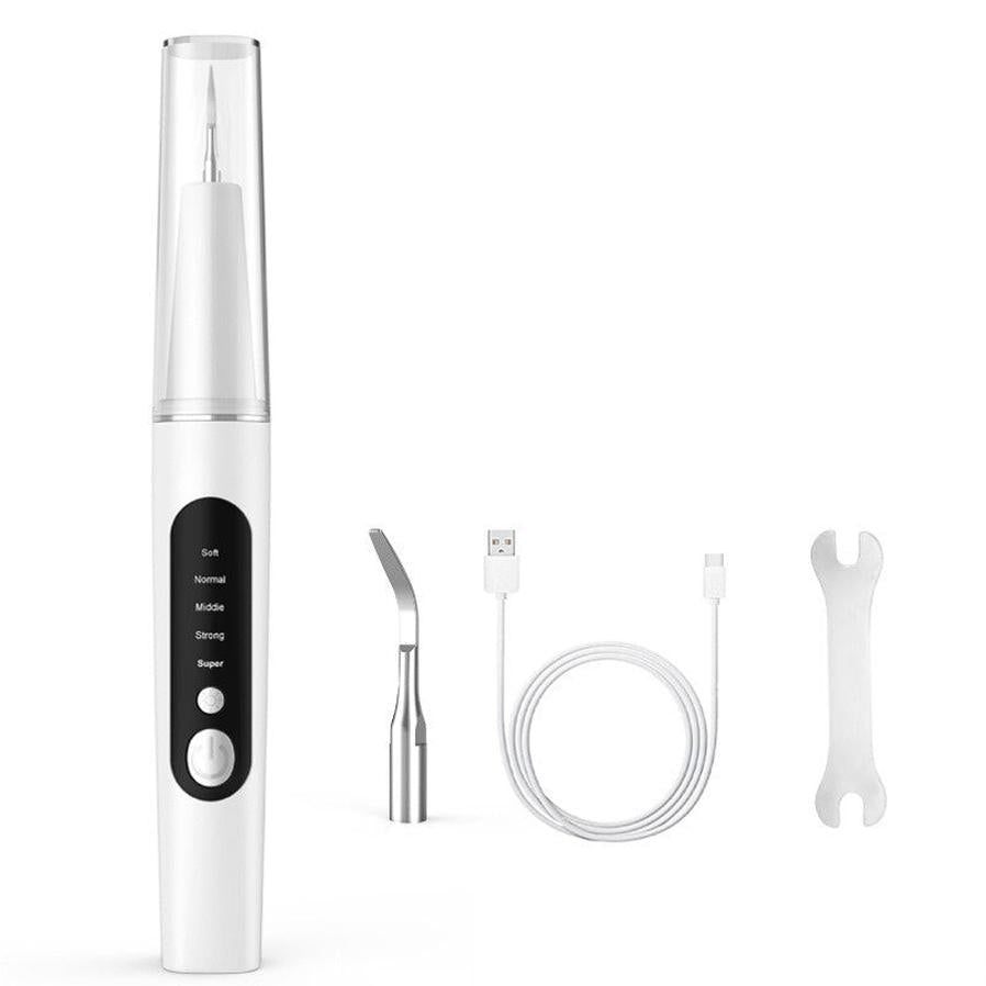 HKM-842771 Pet Electric Tooth Cleaner with Dual Cleaning Heads and USB Charger for Effective Teeth and Gum Care