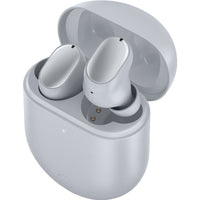 HKM-842771 Wireless Bluetooth Active Noise Canceling In-Ear Headset - Unilateral Hands-Free, Ice Crystal Gray & Obsidian Black