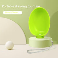 HKM-8428221 Portable Dog Water Bowl for Outdoor Use - Compact Feeding Cup for Small Dogs, ABS Material, Easy to Carry