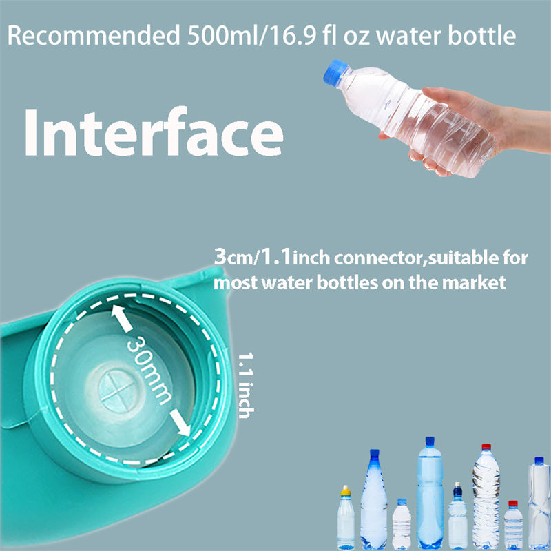 HKM-8428221 Portable Dog Water Bowl for Outdoor Use - Compact Feeding Cup for Small Dogs, ABS Material, Easy to Carry
