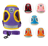 HKM-8428733 Light Reflecting Traction Belt Chest Harness with Breathable Mesh for Small and Medium Dogs