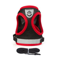 HKM-8428733 Light Reflecting Traction Belt Chest Harness with Breathable Mesh for Small and Medium Dogs