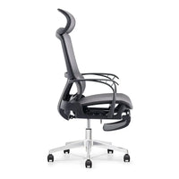 HKM-842963 Ergonomic Mesh Office Chair with Footrest and Swivel Function for Home Office Use