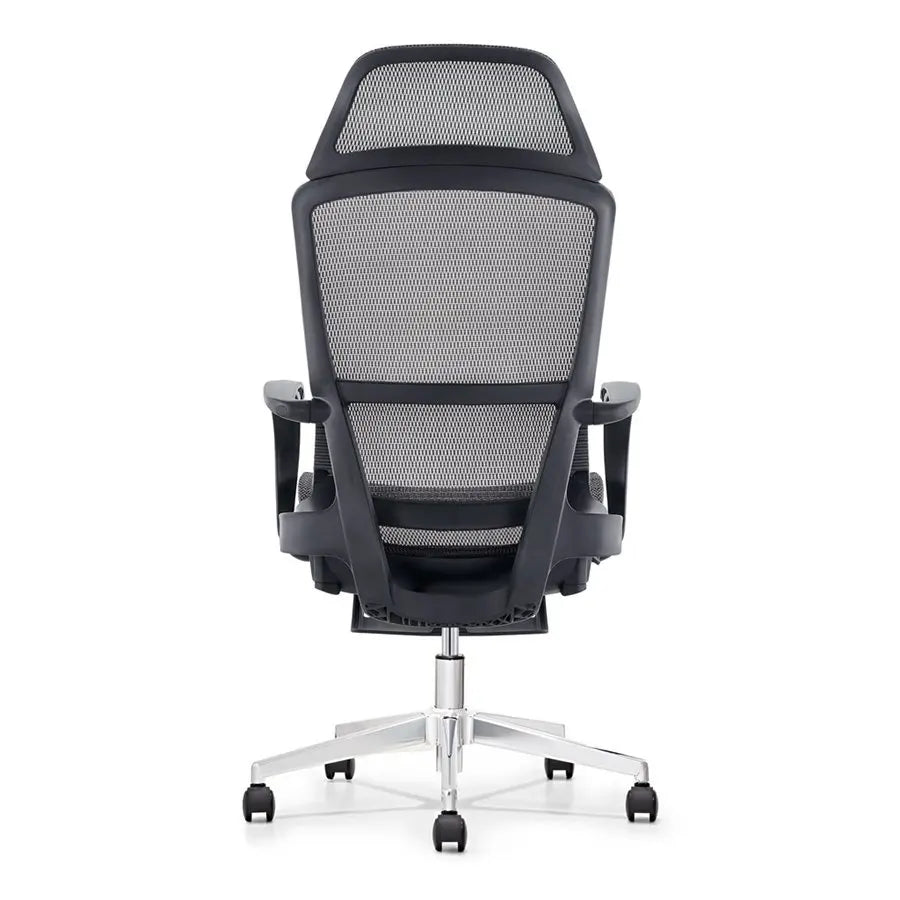 HKM-842963 Ergonomic Mesh Office Chair with Footrest and Swivel Function for Home Office Use