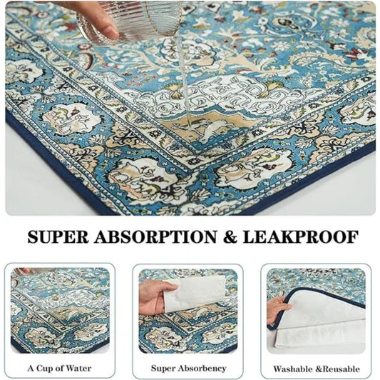 HKM-8430013 Washable Reusable Dog Pee Pads - Super Absorbent Leakproof Training Pads, Non-Slip for Crates and Floors, 36x41 Inches, 2 Pack