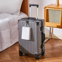 HKM-843091 Aluminium 3-Piece Travel Carry-On Luggage Set with Telescopic Handle