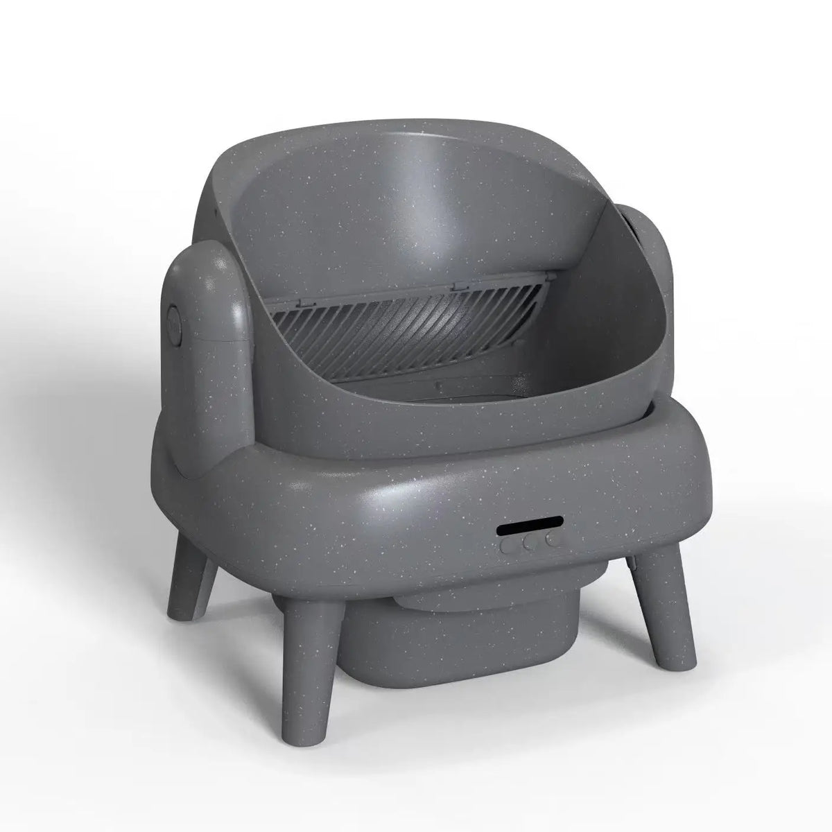 HKM-843155 Self-Cleaning Waterproof Smart Cat Litter Box with Remote Control - 74L Capacity