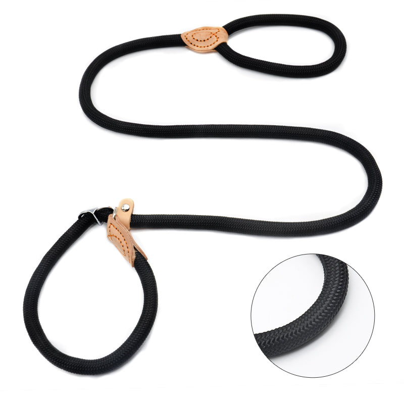 HKM-8431933 Telescopic Dog Traction Rope - Black, Red, Khaki, Dark Brown, Sizes S/M, L, XL