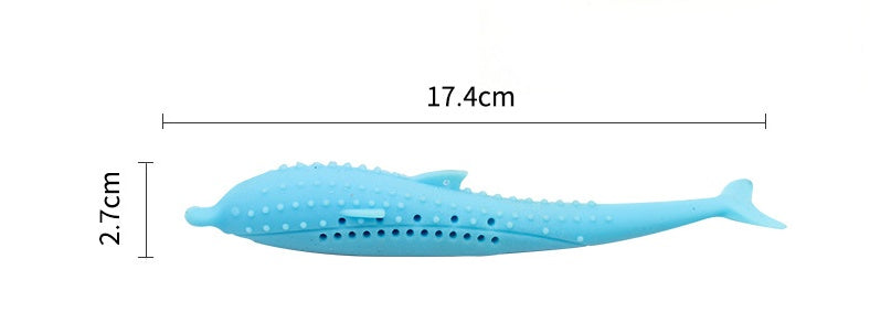 HKM-8433725 Silicone Cat Toothbrush Toy for Effective Oral Care - 2.7x17.4cm