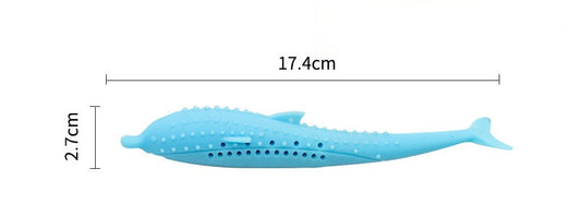 HKM-8433725 Silicone Cat Toothbrush Toy for Effective Oral Care - 2.7x17.4cm