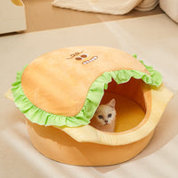 HKM-8435389 All-Season Warm Cat House with Detachable Design for Comfort and Convenience