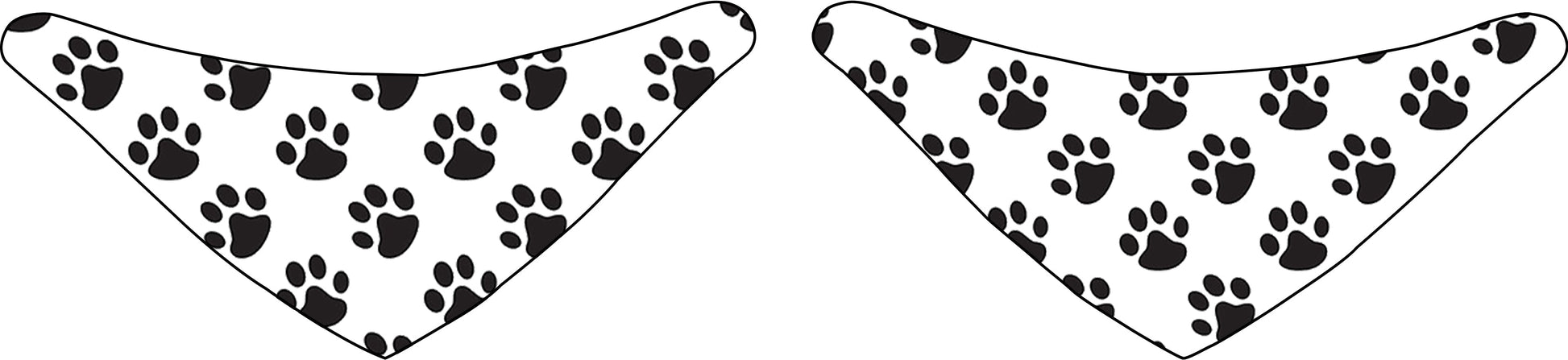 HKM-8435517 Reversible Polyester Pet Bandana in Various Patterns - Sizes S, M, L