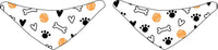HKM-8435517 Reversible Polyester Pet Bandana in Various Patterns - Sizes S, M, L