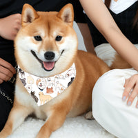HKM-8435517 Reversible Polyester Pet Bandana in Various Patterns - Sizes S, M, L