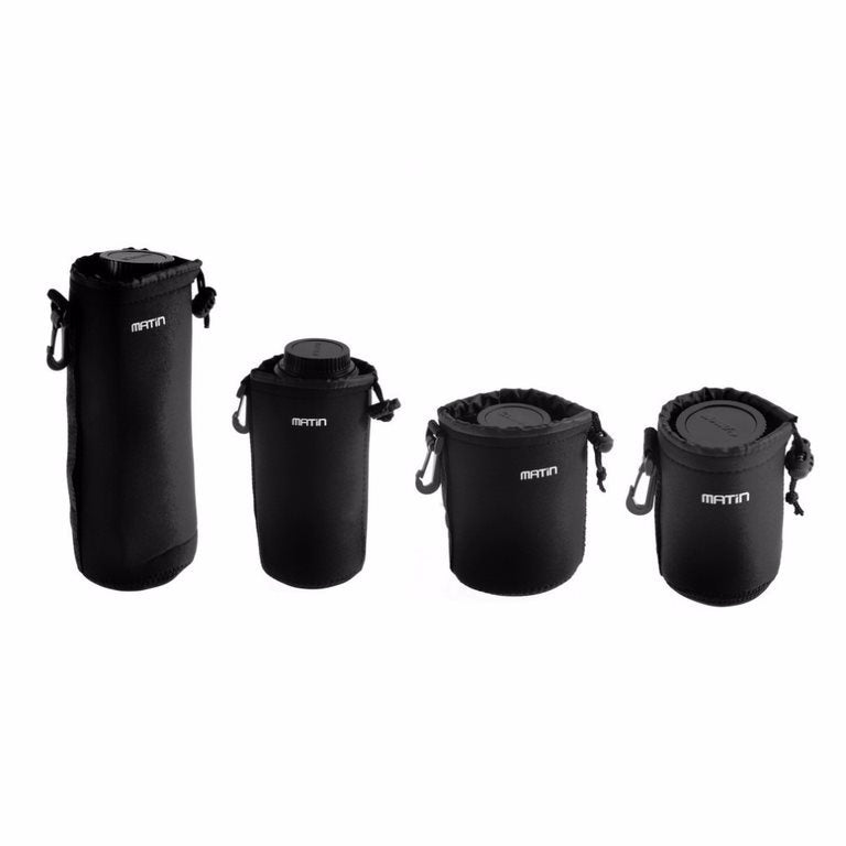 HKM-843603 SLR Camera Lens Bag - Protective Cover with Multiple Sizes (S, M, L, XL) for Various Lens Dimensions