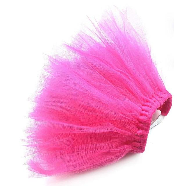 HKM-8436285 Pet Tutu Skirt for Small to Large Pets - Soft Mesh Material, Protective Design, Adjustable Waist