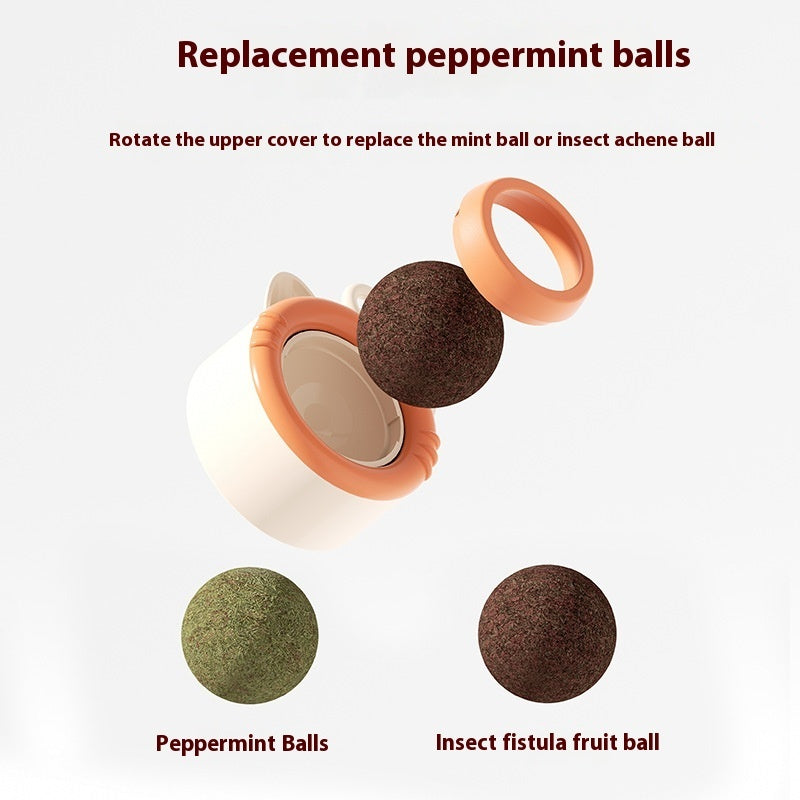 HKM-8436541 Cat Molar Catnip Fruit Toy in Various Colors for Cats