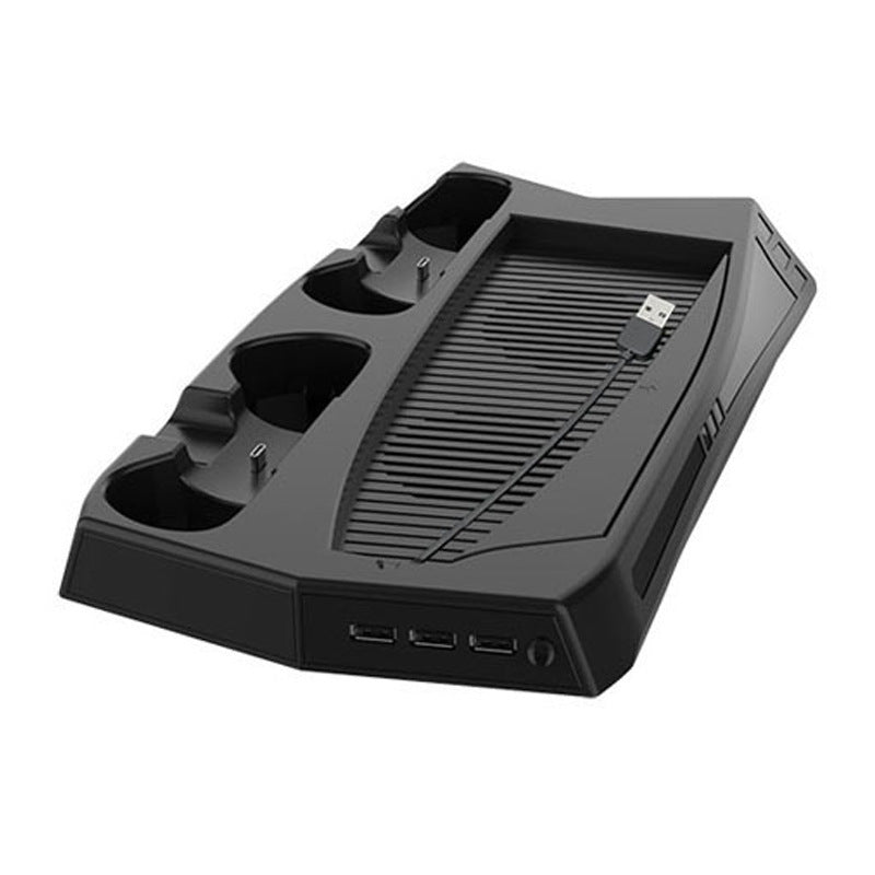 HKM-843731 PS5 Multi-Function Charging and Cooling Station with USB Hub and Dual Controller Chargers