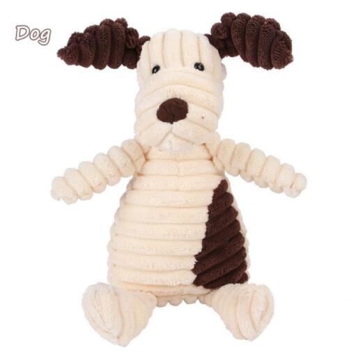 HKM-8437565 Cute Animal Plush Toy for Pet Dog Teeth Cleaning & Stress Relief
