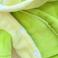 HKM-8438461 Dinosaur Costume Fleece Coat for Small Dogs and Cats - Cute, Cozy, and Easy to Wear