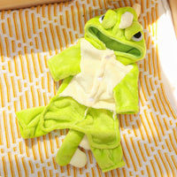 HKM-8438461 Dinosaur Costume Fleece Coat for Small Dogs and Cats - Cute, Cozy, and Easy to Wear