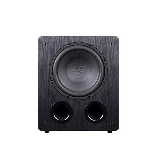 HKM-843859 10 Inch Bass Wood Subwoofer with 200W Amplifier Output